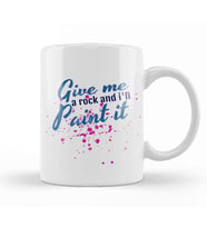 Artistic Give Me a Rock And I'll Paint It Painter Kupa Bardak Porselen
