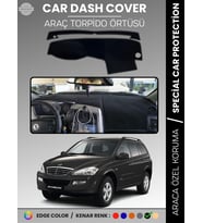SSANGYONG KYRON (2005-2015) Torpido Örtüsü Ön Göğüs Halı Torpido Koruma Tam Uyum Kaymaz UV Koruma