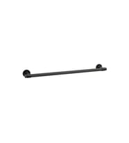 Duvara Montajlı Uzun Havluluk Siyah 60 cm