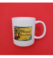 Baskılı Happy Birthday Kupa Bardak
