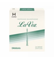 D'Addario RIC10HD La Voz Soprano Saksafon Kamışı Hard Sertlik (Profesyonel/Caz) - 10'lu Paket  Sert Ton, Güçlü Projeksiyon ve Esnek Caz Karakteri