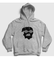 Presmono Unisex Gri Head Arctic Monkeys Kapüşonlu Sweatshirt 13676tt (Gri)