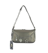 Kriste Bell Çapraz Askılı Kadın Çanta Pewter 26474 (Platin)