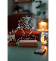 My Hero Academia Shoto Todoroki 16 Renk Gece Lambası