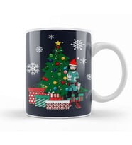 Izuku Midoriya Around The Christmas Tree Kupa Bardak Porselen