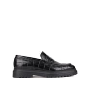 Shoetyle - Siyah Croco Deri Eva Taban Erkek Klasik Ayakkabı 250-2371