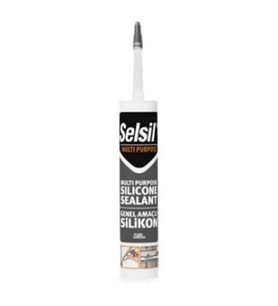 Siyah Universal Silikon - 280 gr - Dolgu Silikonu