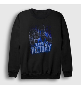 Presmono Unisex Siyah Sub Zero V2 Mortal Kombat Sweatshirt 147841tt
