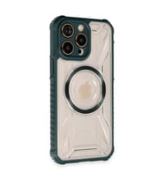 İphone 13 Pro Max Kılıf Prag Magneticsafe Kapak - Koyu Yeşil