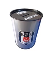 Beşiktaş Metal Kumbara Orta Boy Orjinal Lisanslı 1 Adet Bjk Kumbara Taraftar Kumbara Kara Kartal 12x9 cm (Siyah)