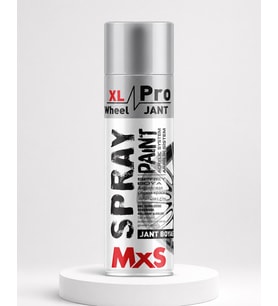 MxS XL Pro Gümüş Jant Boyası 500 ml – Metalik Gümüş Akrilik Sprey Boya