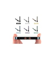 iPhone 11 Pro Max Alt Vida Seti Gümüş Renk X2