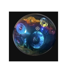 Rhythm Percussion TNT-9 Titanium 9 Nota Handpan Titanyum Alaşımlı Gövde, Uzun Rezonans Süresi, Üst Düzey İşçilik