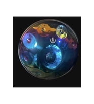 Rhythm Percussion TNT-9 Titanium 9 Nota Handpan Titanyum Alaşımlı Gövde, Uzun Rezonans Süresi, Üst Düzey İşçilik