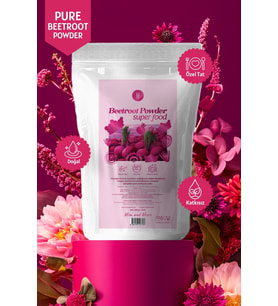 Doğal Pancar Tozu - Superfood Beetroot Powder, 50 gr
