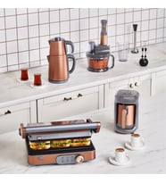 Karaca Gurme Premium Inox Evlilik Paketi Tost, Kahve, Çay Makinesi ve Mutfak Robotu Galactic Bronze