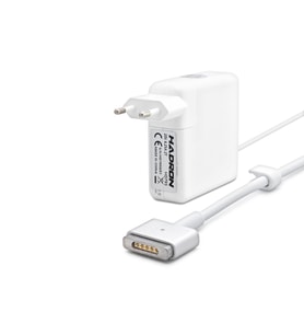 20V 4.25A 85W Laptop Adaptörü - T Tip - Apple Macbook Uyumlu - Beyaz HD795