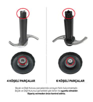 Arzum Uyumlu AR1025 SMARTMAX Blender Doğrayıcı Hazne Kapağı