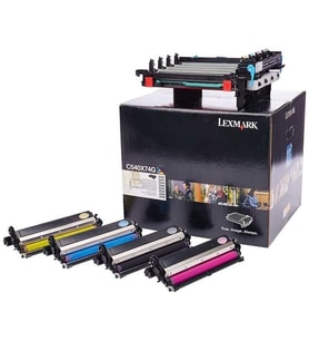 Tonersepeti Lexmark C540-C540X74G Siyah ve Renkli Drum Kiti