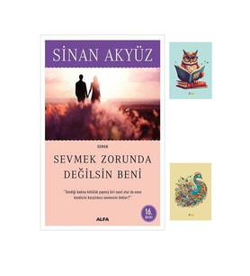 Sevmek Zorunda Değilsin Beni - Sinan Akyüz - 9786051060712 (2 NOT DEFTERLİ) (Renksiz)
