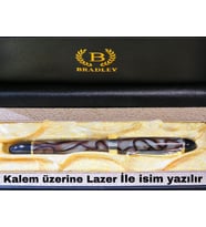 Kişiye Özel Dolma Kalem Üzerine Lazer İle İsim Yazma