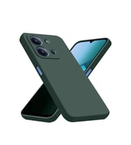 Redmi 15C 4G Nano içi Kadife Silikon - Koyu Yeşil