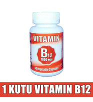 Vitamin B12 1000mcg 60 Kapsül (1 KUTU)