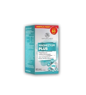 NaturalNest Magnezyum Plus 60 Tablet Fırsat Paketi
