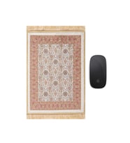 Bursa İpek Somon Dekoratif Küçük Halı Mousepad