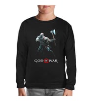 God of War - The Force Siyah Çocuk Sweatshirt