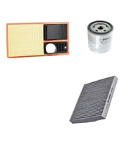 Bosch Filtre Bakım Seti Volkswagen Polo 1.4 Benzin 80 Beygir 9N 2002-2009 BUD Hava + Yağ f. + Polen Filtre Sardes