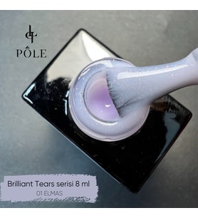 Kalıcı oje Brilliant tears ışıltılı 01 Elmas 8 ml.