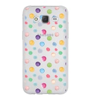 PrintiFy Samsung Galaxy J5 ile Uyumlu 1mm Slim Fit Water Color 6 Baskılı Şeffaf  Kılıf