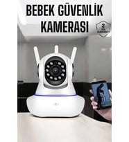 Wifi Kamera Ev Kamerası Gece Görüşlü Kablosuz Bebek Izleme Kamerası