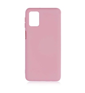 Samsung Galaxy M31S Kılıf Orj Lansman Serisi Pürüzsüz Esnek Kadife İç Kısım (Açık Pembe)