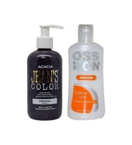 Jeans Color Saç Boyası Lilamor 250ml + Ossion Saç Boya Temizleyicisi 200ml