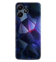 Xiaomi Poco M6 Pro 5G Kılıf Desenli Silikon Platinium Series Üçgenler 2 1872