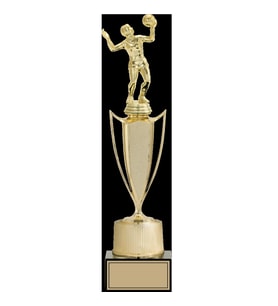 ODAK KUPA - Figürlü Kupalar - Voleybol Kadın Figürlü Kupalar FG-040 A - 41 cm