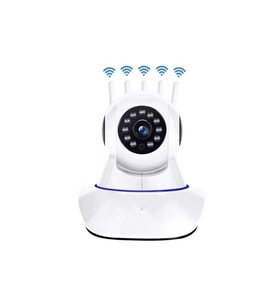 QASUL Gece Görüşlü Hd 360 Derece 5 Anten Wifi Ip Bebek Kamerası CMR11