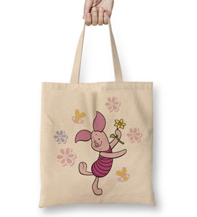 Winnie Pooh - Piglet 3 Bez Çanta Uzun Saplı