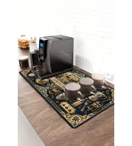 Valerine Life Barista Kahve Barı Matı 40x90cm Espresso Makinesi Çaycı Altlığı Osmanlı Espresso