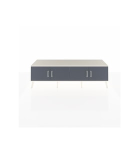 Hyperion TV Ünitesi 2 Raflı 4 Kapaklı 176x44x51 Aytaşı-Antrasit/Aytaşı