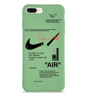 Apple iPhone 8 Plus Uyumlu Lansman Kılıf Sneakers Tasarımlı Altı Kapalı İçi Kadife Kaplı  Kapak (Şeffaf)