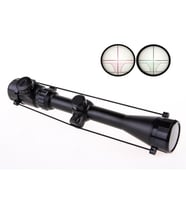 3-9X40 Zoomlu Çıft Işıklı Dürbünü Montaj Kelepçeli (Çok Renkli)