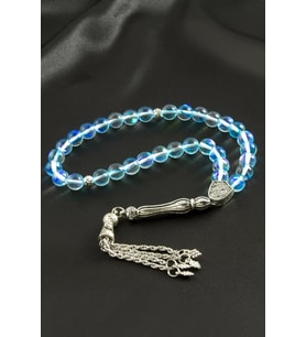 Neon Kuvars Doğaltaş Tesbih 8 mm