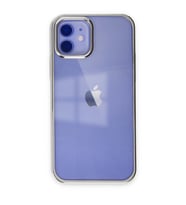 Apple İphone 12 Kılıf Element Silikon - Gümüş