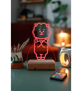BT21 RJ Bts Kim Seokjin 16 Renk Kumandalı Gece Lambası