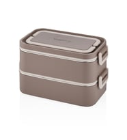 Vagonlife 2000 ML 2 Kat Paslanmaz Çelik Çorba Kaseli Bento Lunch Box Yeni Nesil Sefer Tası -FFLBOX01029