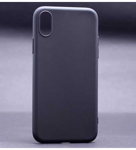 Apple iPhone XS 5.8 Kılıf Lüks Kamera Korumalı Silikon (Siyah)