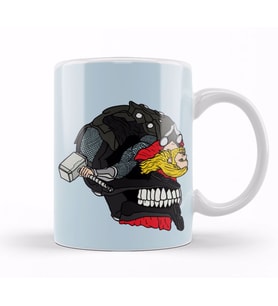 Thor Odinson Bent Back Skull Kupa Bardak Porselen